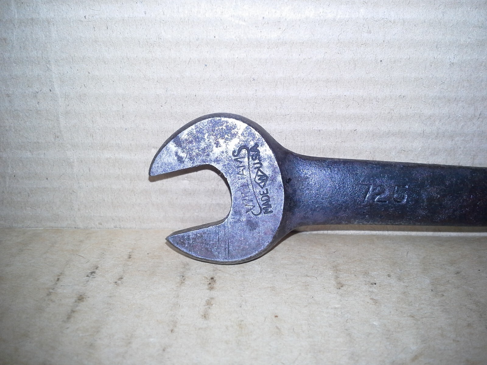 Vintage Williams 725 Open End Wrench 1/2″ x 7/16″ Made in USA, VGC