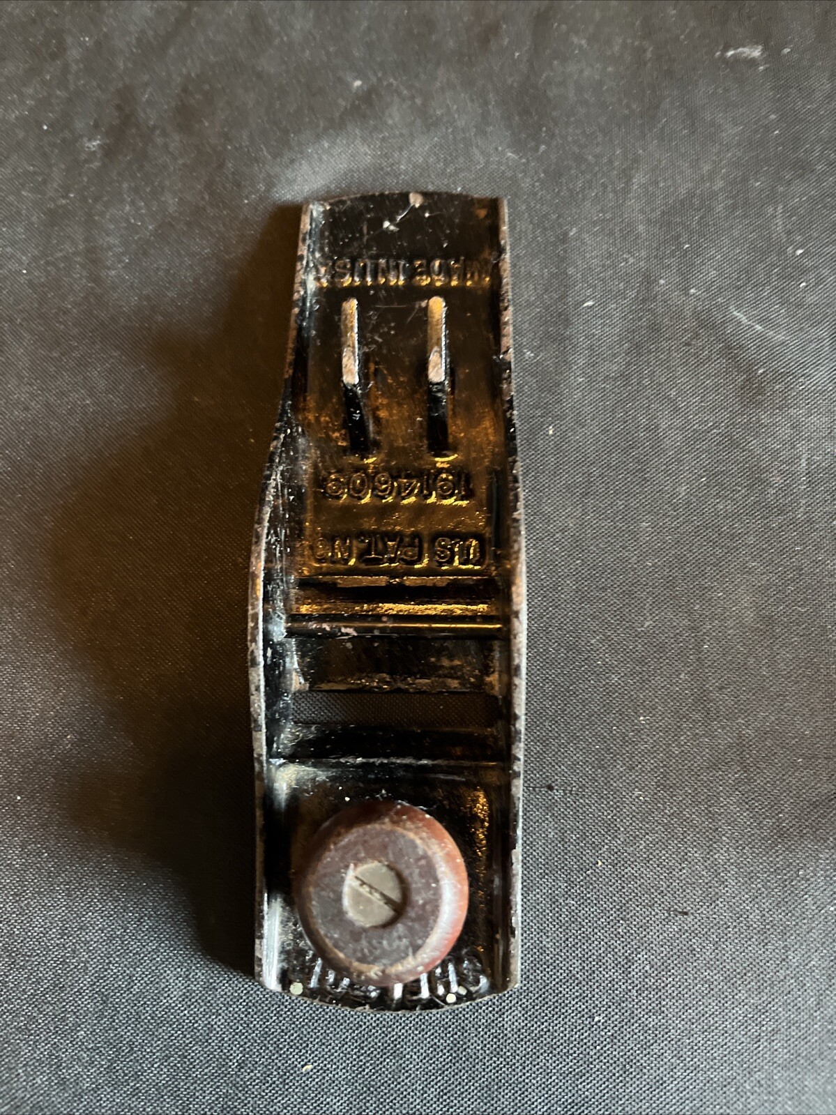 GREAT SHAPE VTG Shelton Block Plane-Rare 1932 Era-US Pat No.191-4609 Inv#MH17