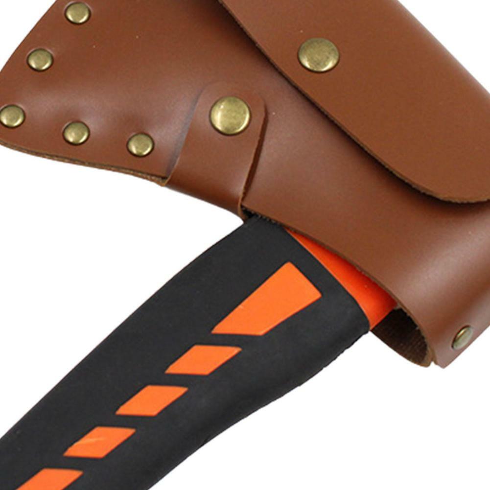 Leather Axe Sheath Head Cover Hatchet Head Holster Axe Case Camping Blade Cover