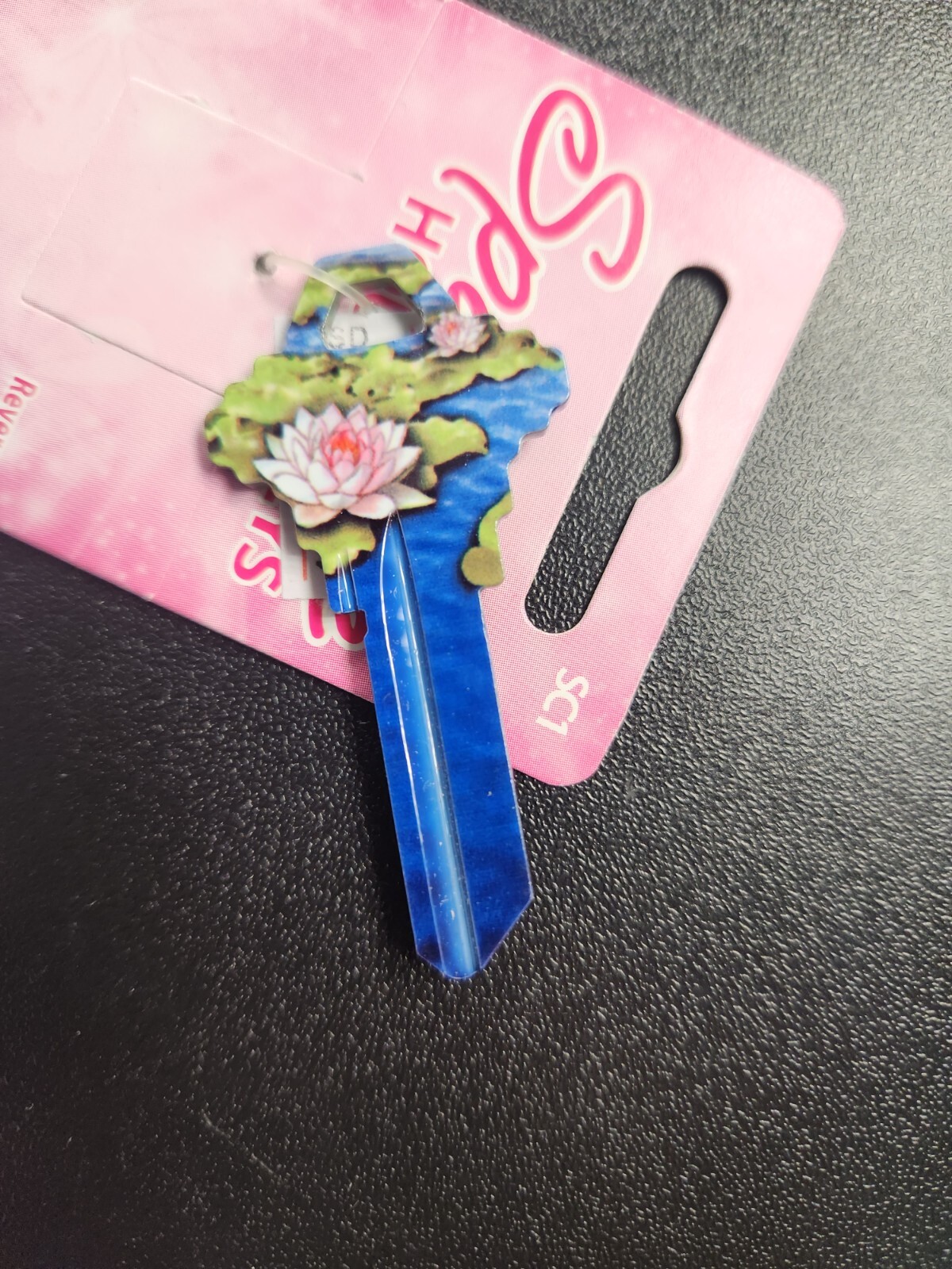 RARE BLING FROG ON LILY PAD SCHLAGE SC1 KEYBLANK (DISCONTINUED)