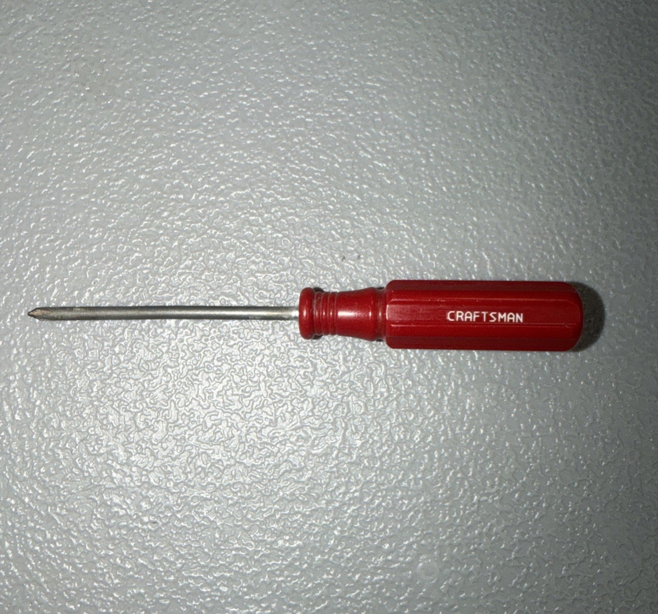 VINTAGE CRAFTSMAN 41760 3/16″ Red Slotted Screwdriver Made in USA R PR 5
