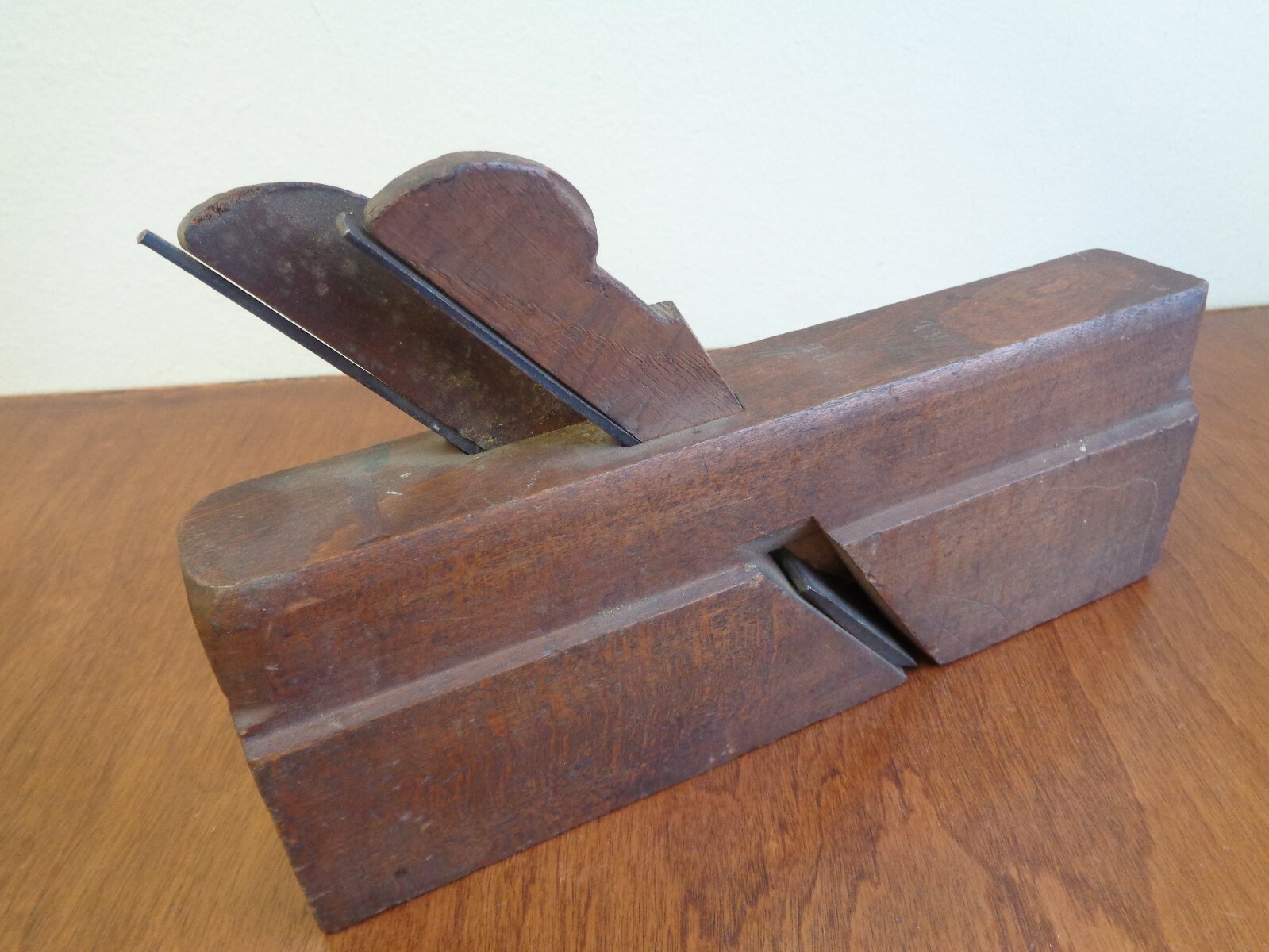 Vintage Antique Wood Round Wood 2 Blade Plane 1 1/4 #91
