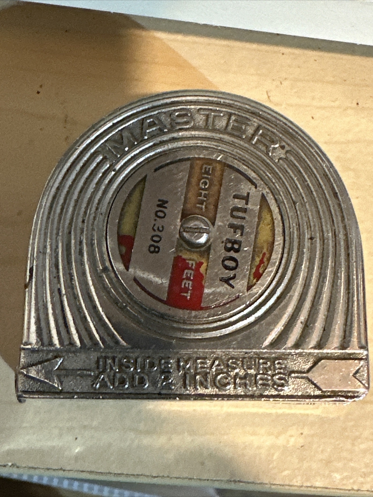Vintage Art Deco 6′ Master Rule Tape Measure Tufboy No. 308!!!!!!