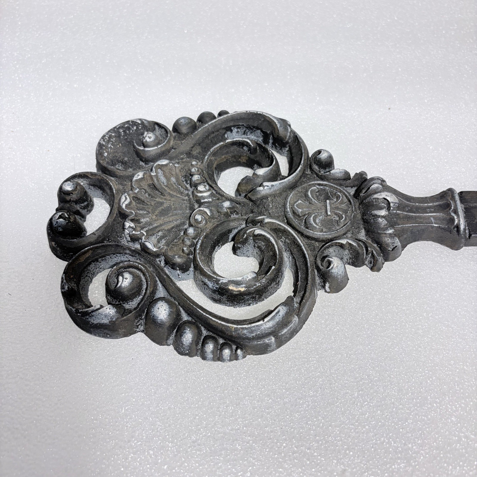 Large Ornate Decorative Metal Cast Iron Skeleton Key 17”