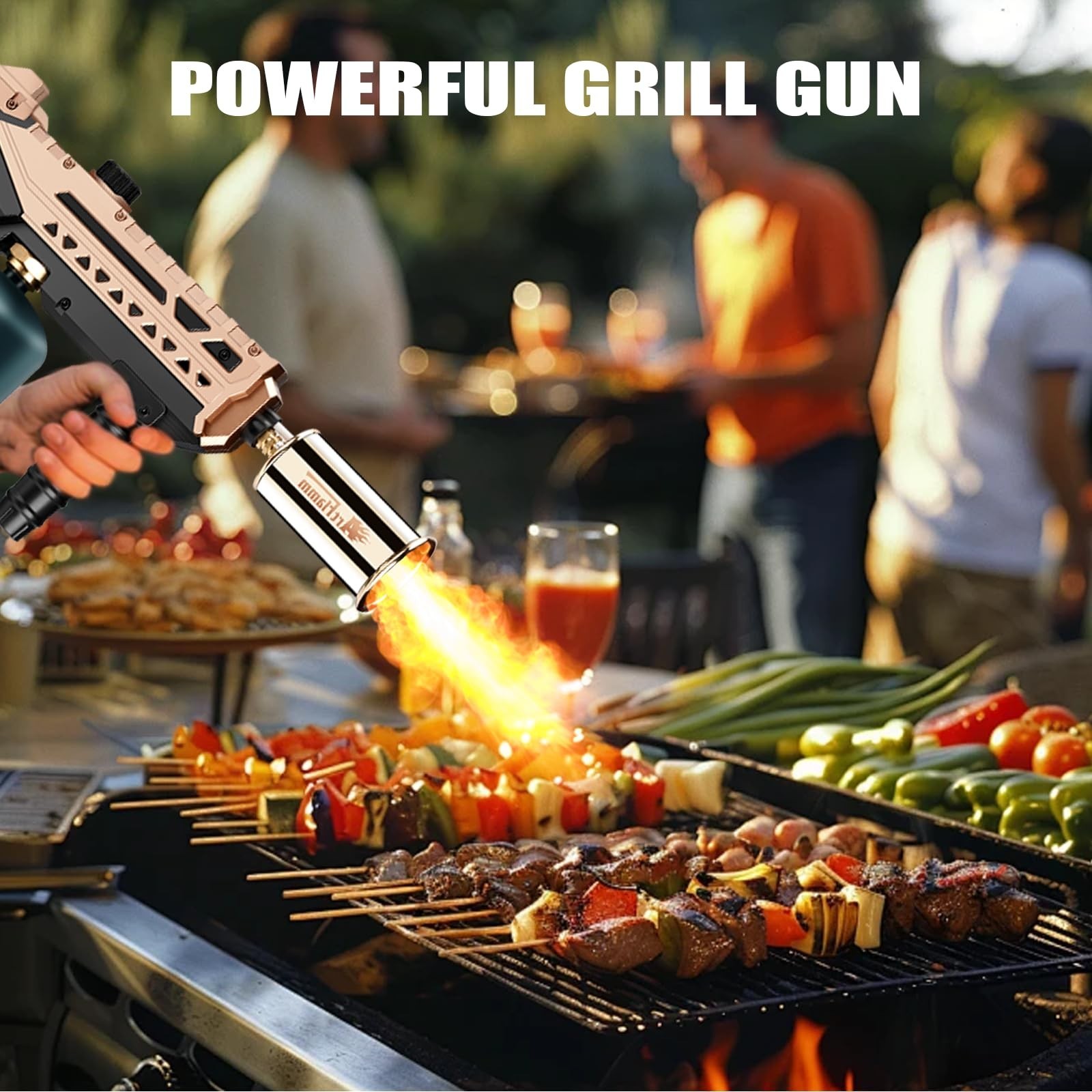Propane Torch Gun-Powerful Grill Torch Gun, Kitchen Torch Gun with Adjustable…