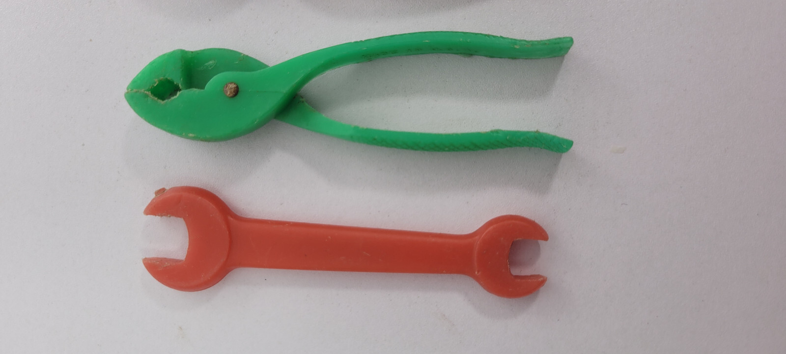 Wrench Pliers Rubber Plastic Tools lot Ohio Art Rare Vintage