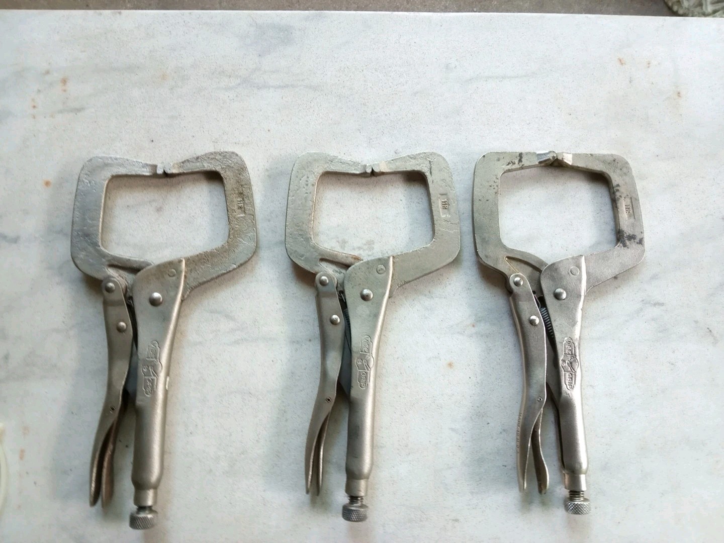 Lot Of 3 – Petersen DeWitt Vise Grip 11R Made in USA