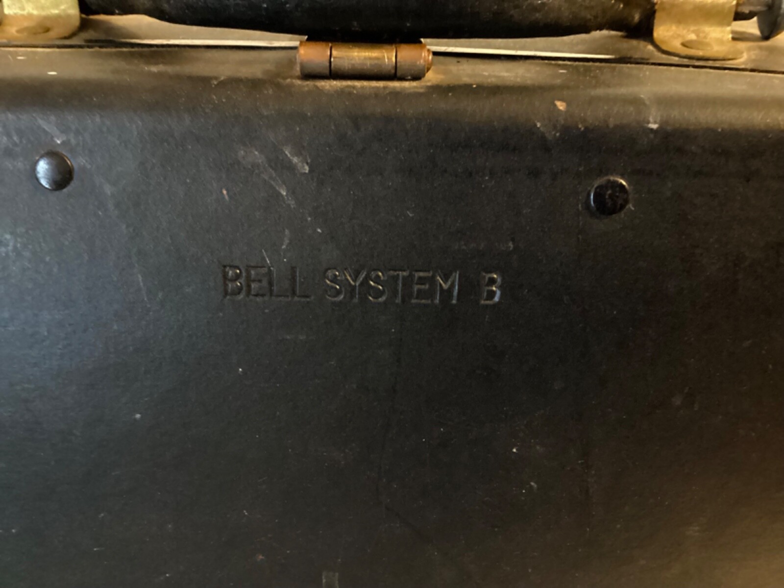 VTG Bell Telephone Repairman Black Case Tool Hard Case Lineman