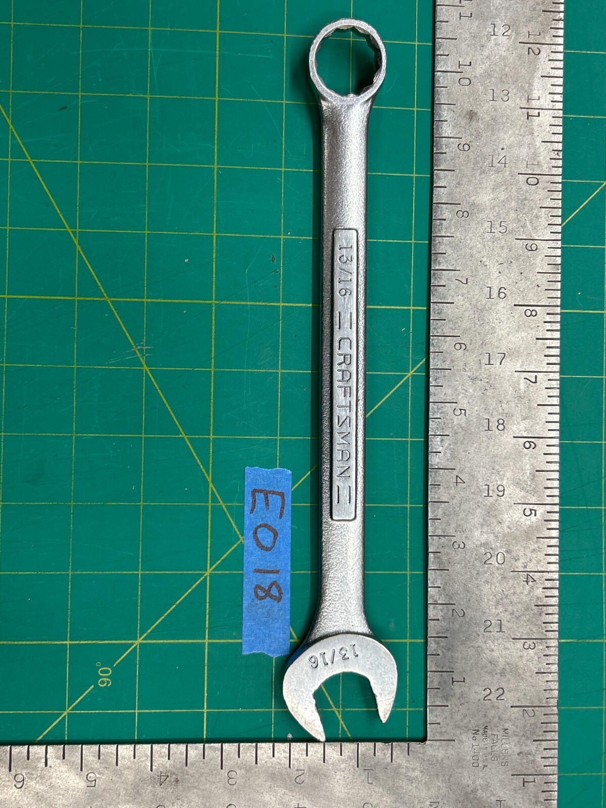 Vintage Craftsman 10″ Double Open End Wrench 13/16 Tool – Made in USA