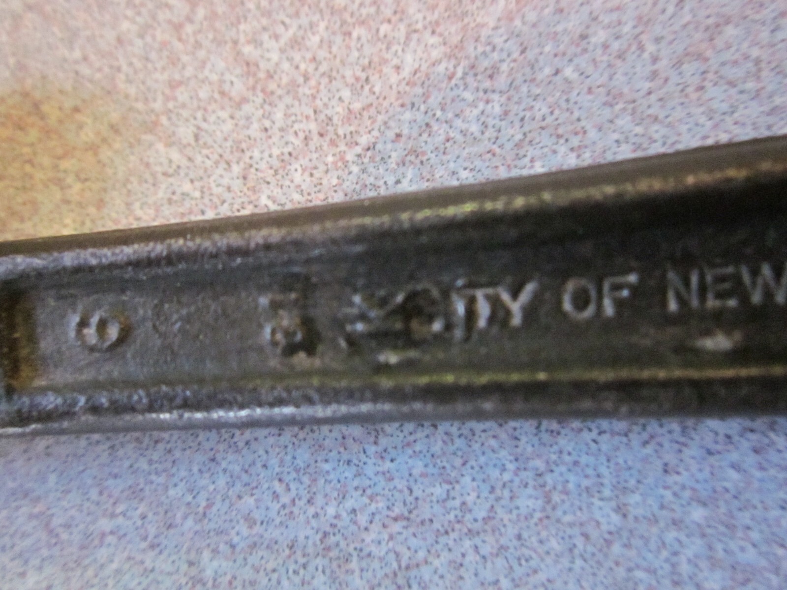 VINTAGE WALCO WRENCH CITY OF NEW YORK TOOL TRANSIT SUBWAY POLICE FIRE DEPARTMENT