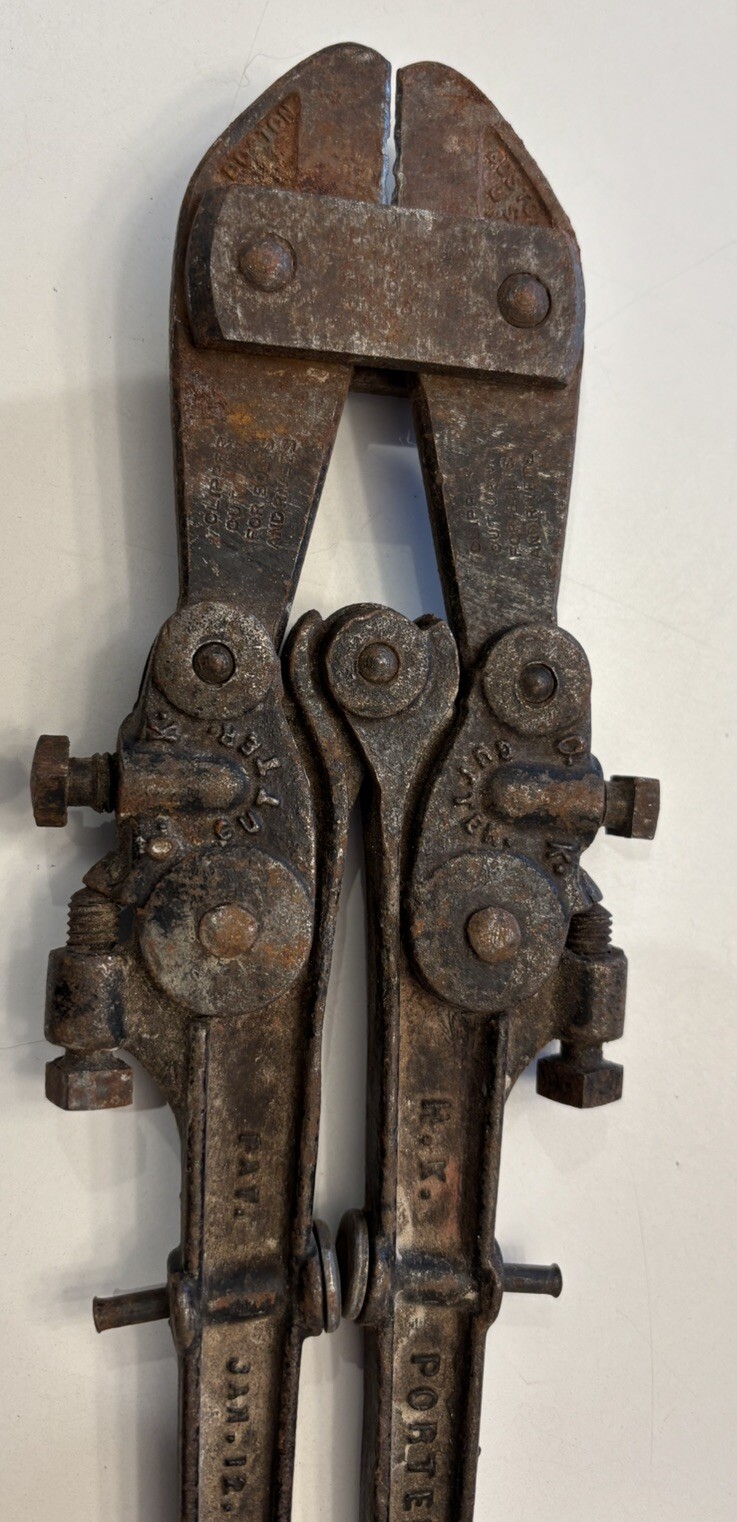 Vintage H.K.Porter, Boston no. 14 Bolt/Wire Cutters HKP 14″