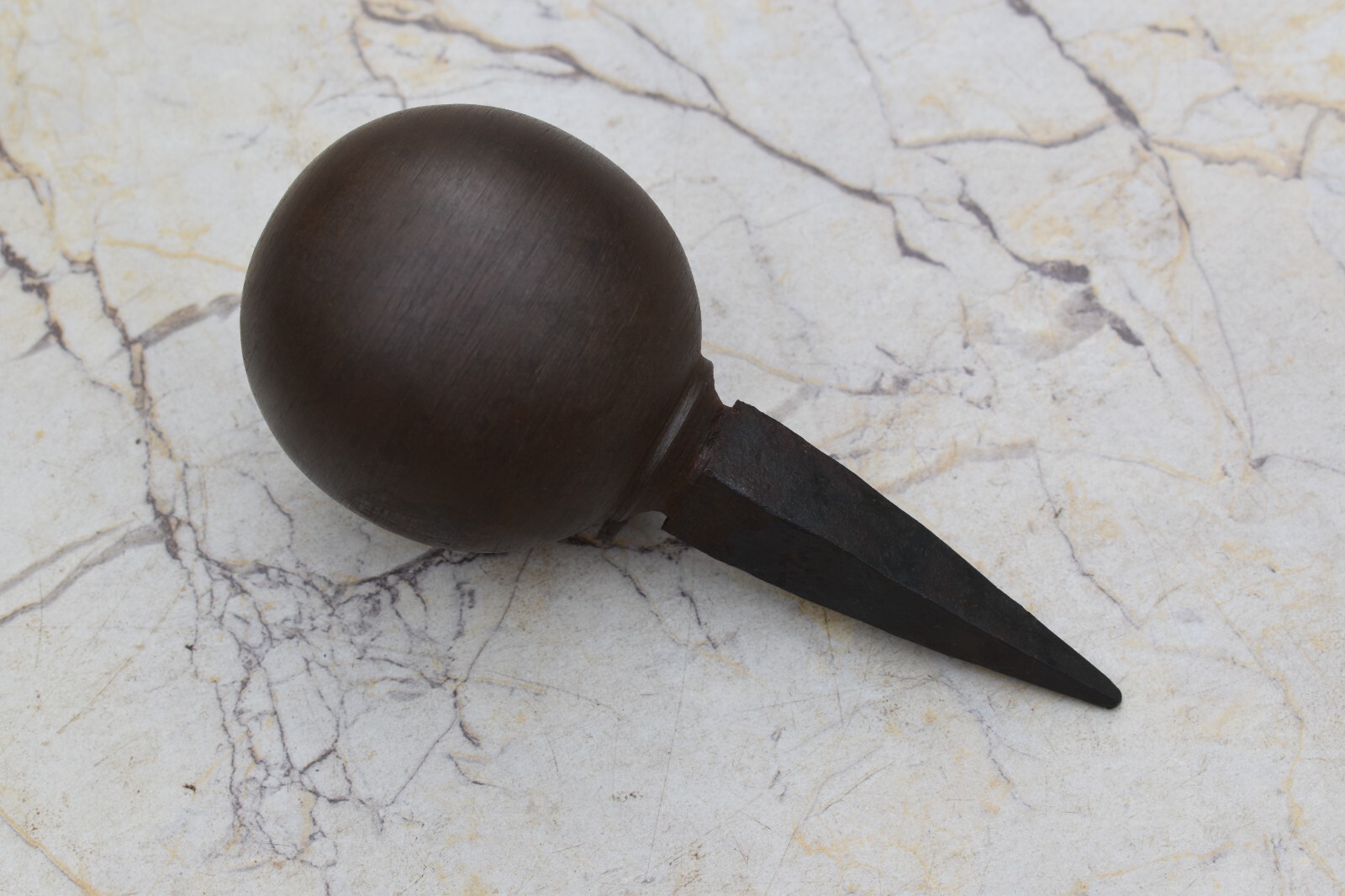 Vintage iron Ball Anvil Blacksmith Hardy Tool Stake mashroom Head anvil tool