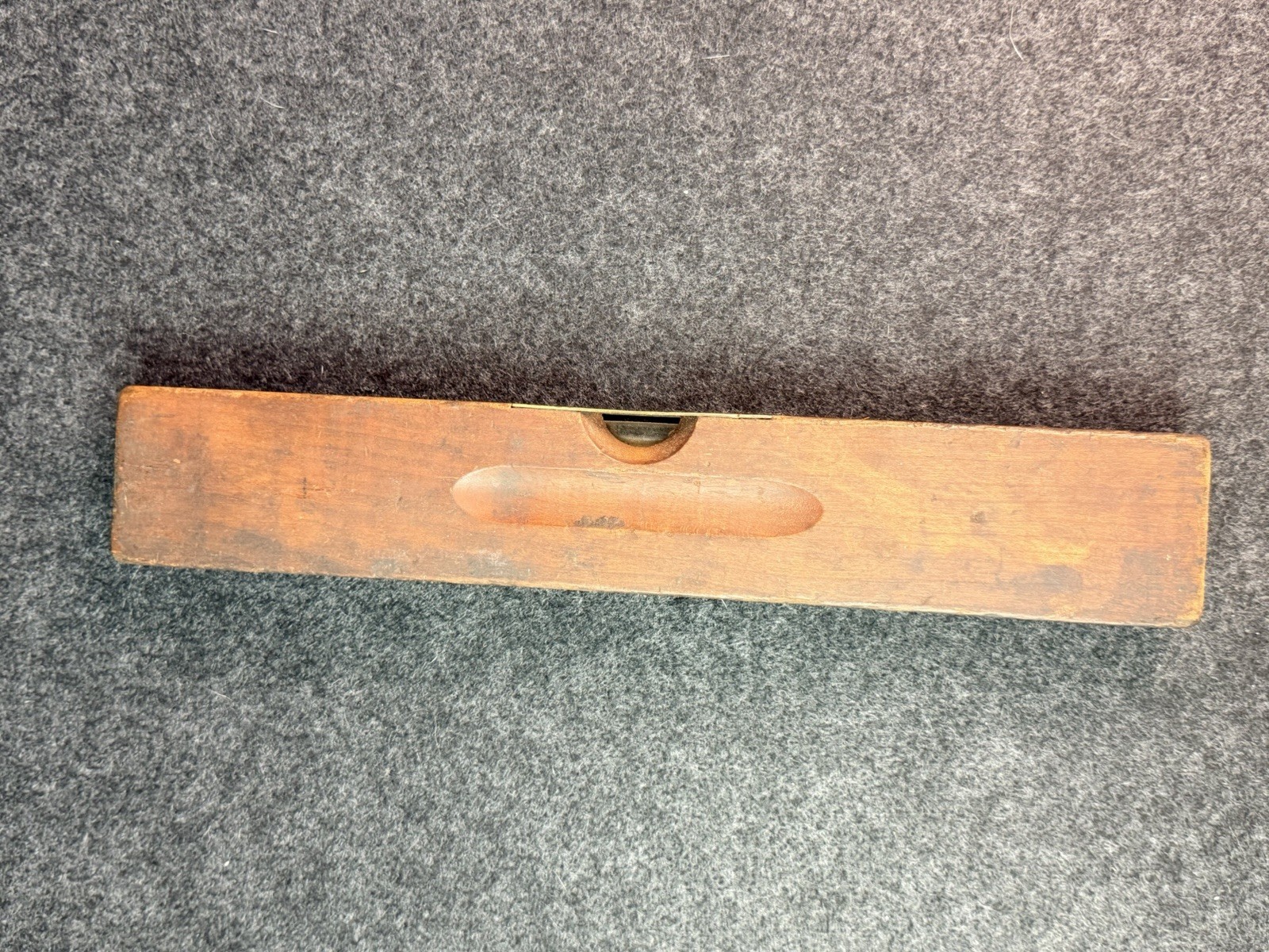 Vintage Stanley Wooden Level #102 With Bubble