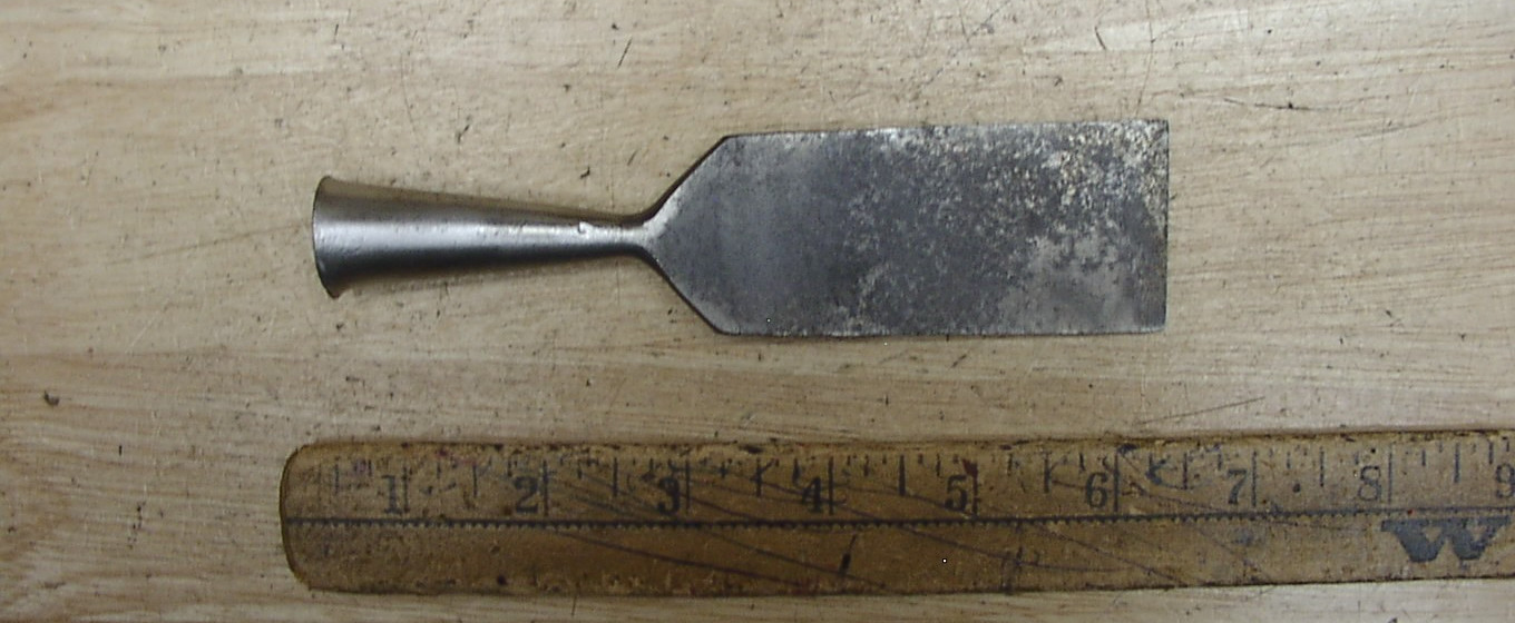 Vintage Union Hardware Co.,Conn,1-1/2″ X 5-15/16″ Bevel Edge Socket Chisel,EXC
