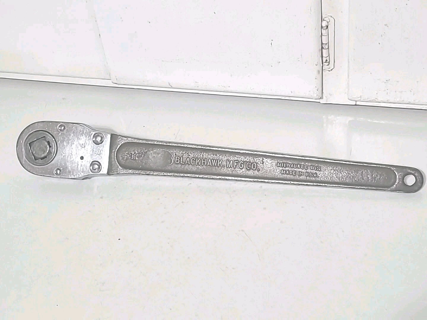 Vintage USA Blackhawk 3/4″ Drive Ratchet Push Through Socket Wrench 916 N TOOL