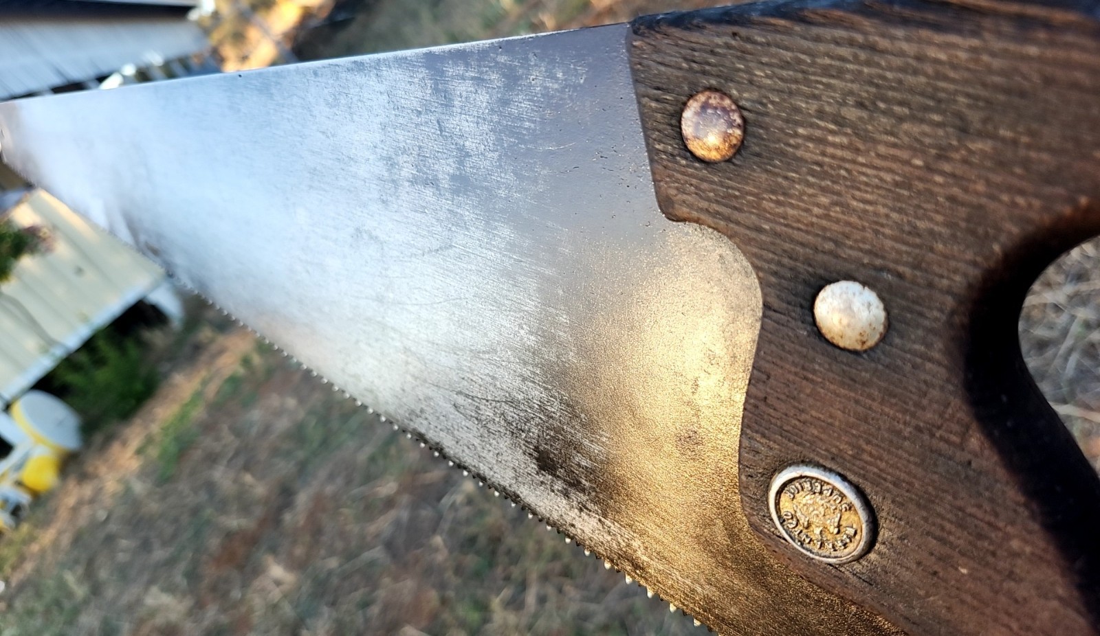 Henry Disston 26” Vintage Handsaw-Antique Collectible- Clean Original