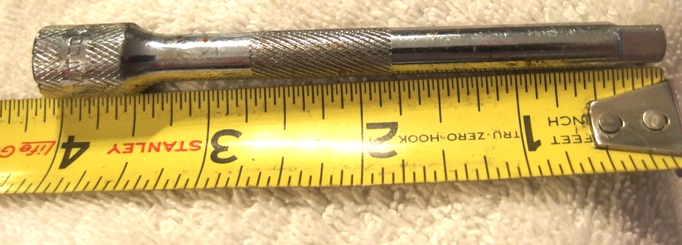 4″ Matco Tools 1/4″ Dr Knurled Handle socket ratchet Extension AX4KA VTg tool