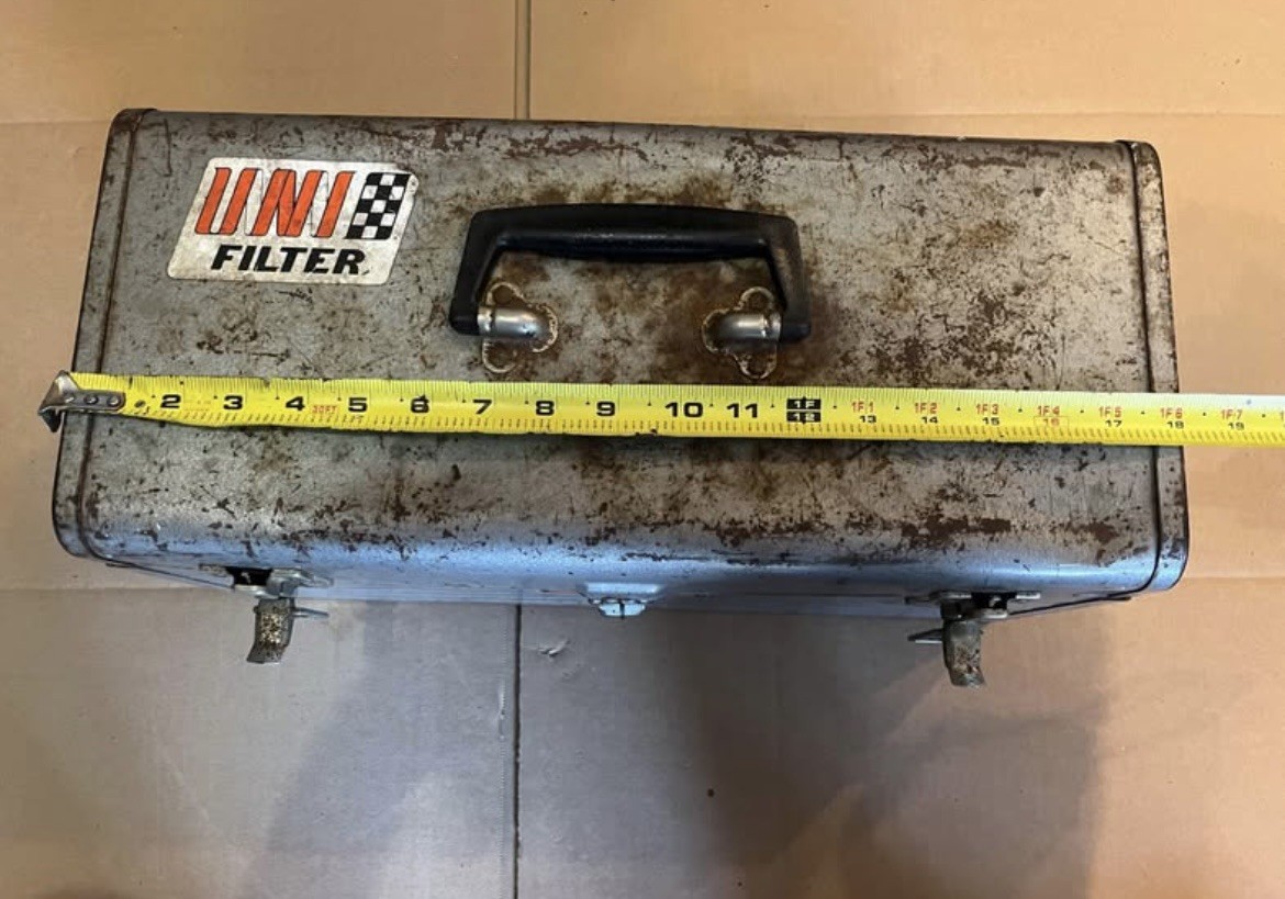 Vintage Craftsman 6500 Tool Box 18” With removable Tray. Rusty As Shown
