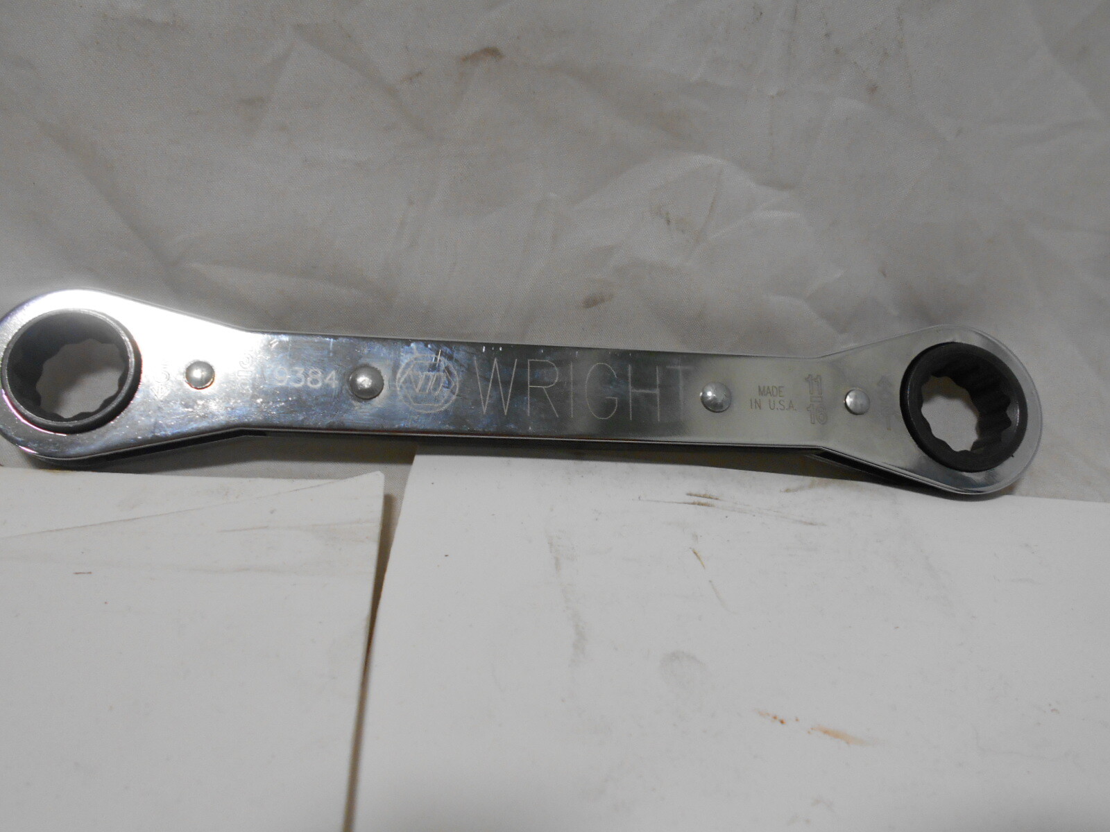 Wright Tool 9384 Ratcheting Box Wrench 5/8″ x 11/16″ 12 Point – NEW