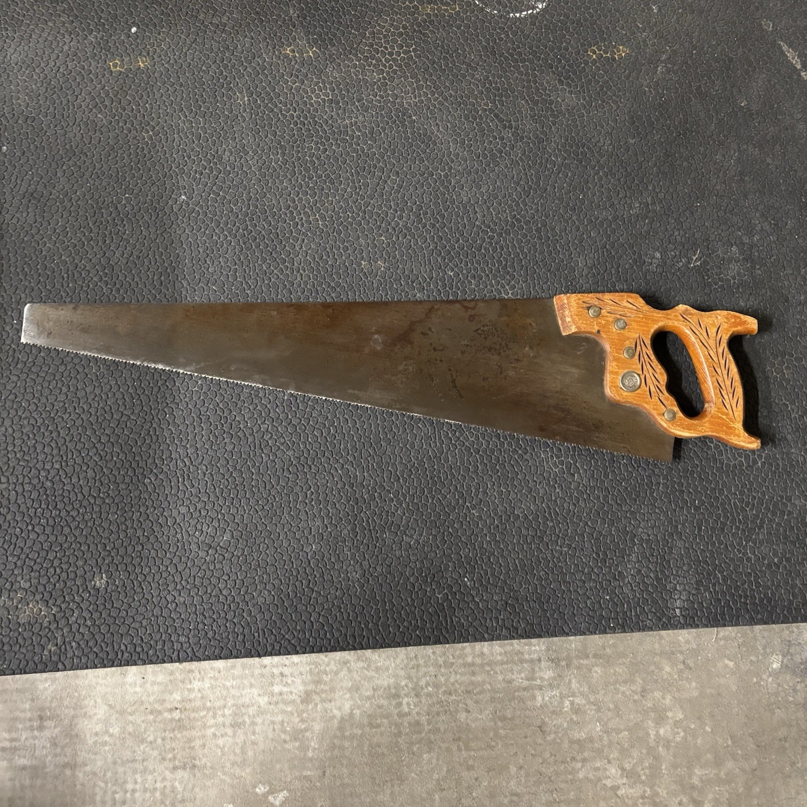 Vintage Henry Disston & Sons D-23 Hand Saw 26” Blade 8 TPI -Excellent Condition