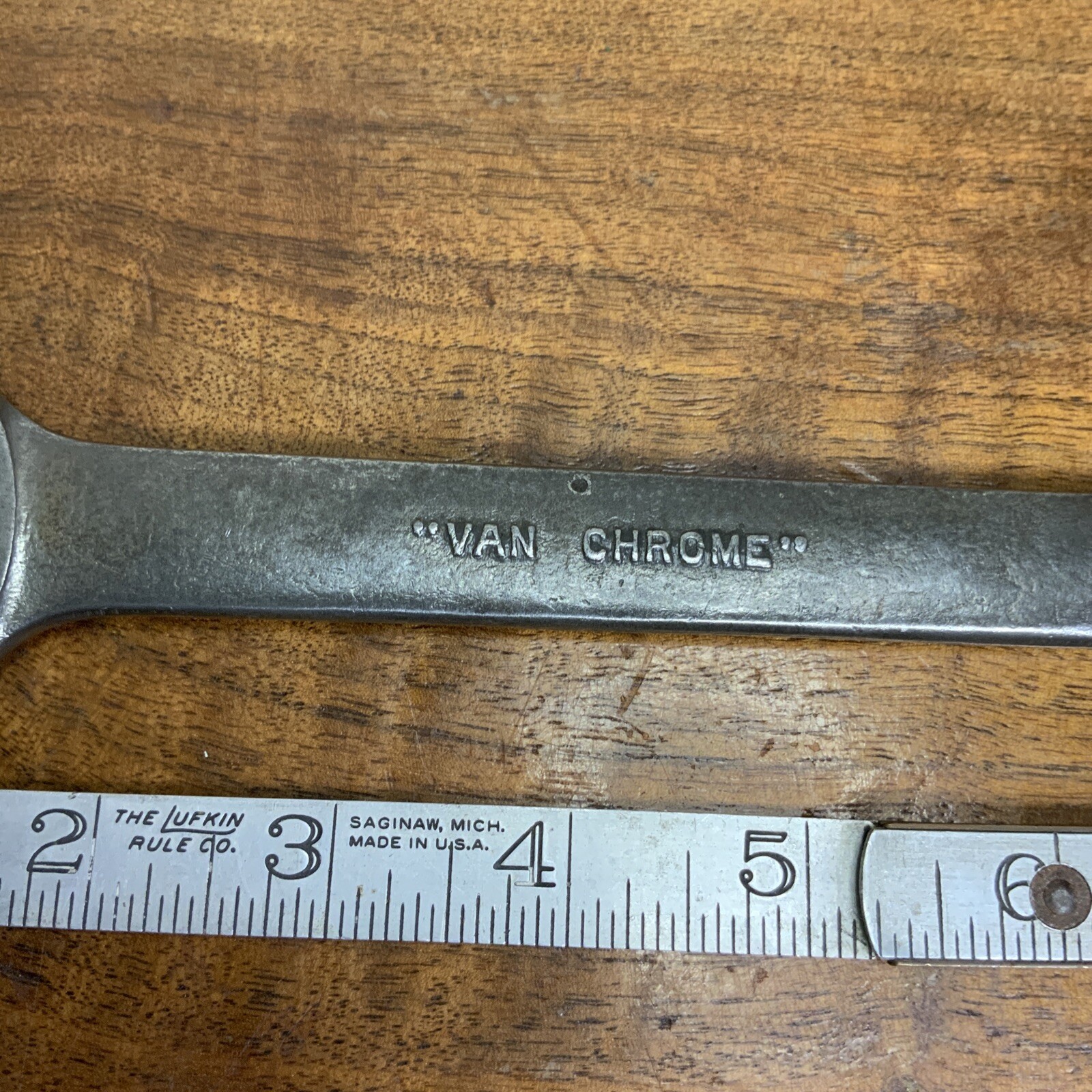 Vintage Herbrand Open End Wrench 3/4” By 5/8” “ Van Chrome” USA #1729
