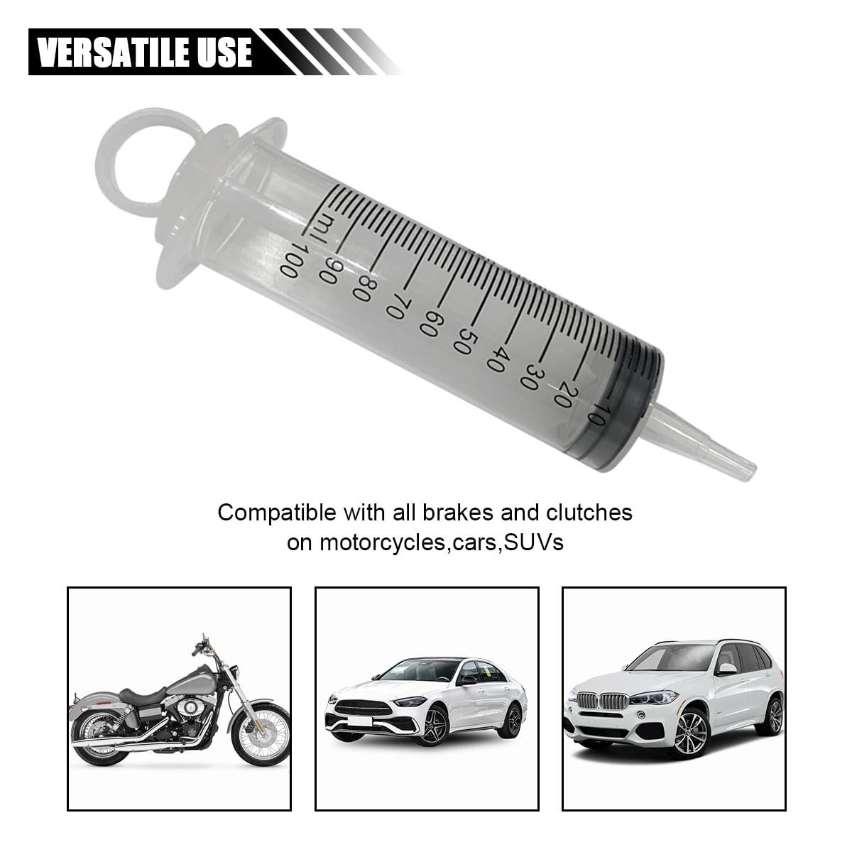 LAINLOY Brake Bleed Kit, Hydraulic Disc Brake Clutch Bleeder Tool with 100ML Syr
