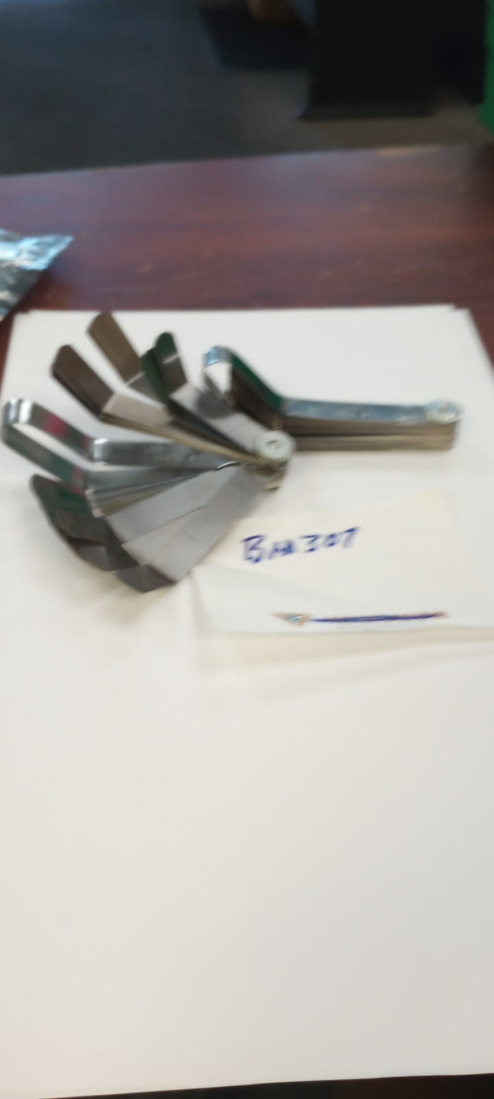 LOT OF 2 Craftsman 40802 Offset Feeler Gauge Made in USA SAE & Metric