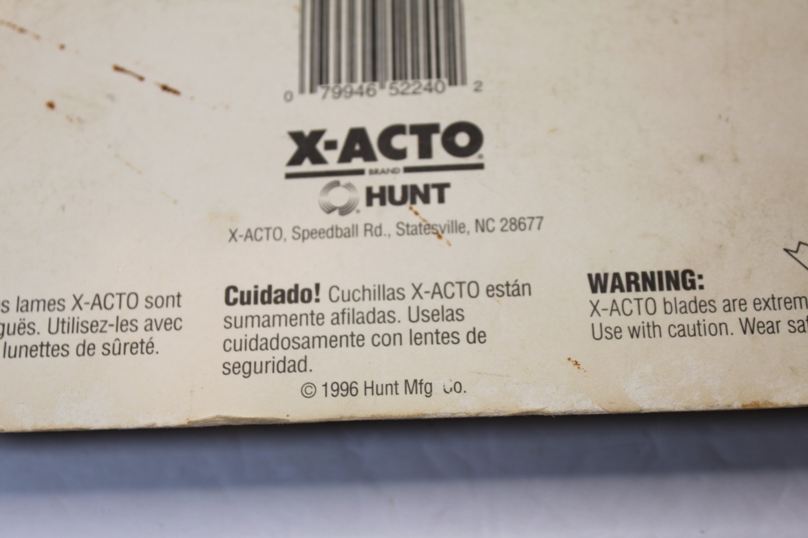 X-Acto Standard Woodcarving Set #X5224 in Wooden Box 13-Piece New Package