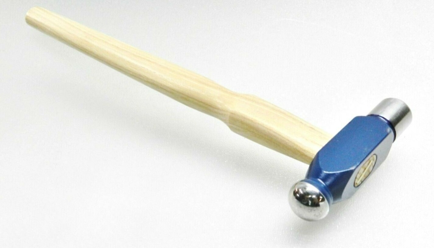 Mini Ball Peen Hammers Set of 2 Ball Pein Metal Working Jewelry Making 2oz & 4oz