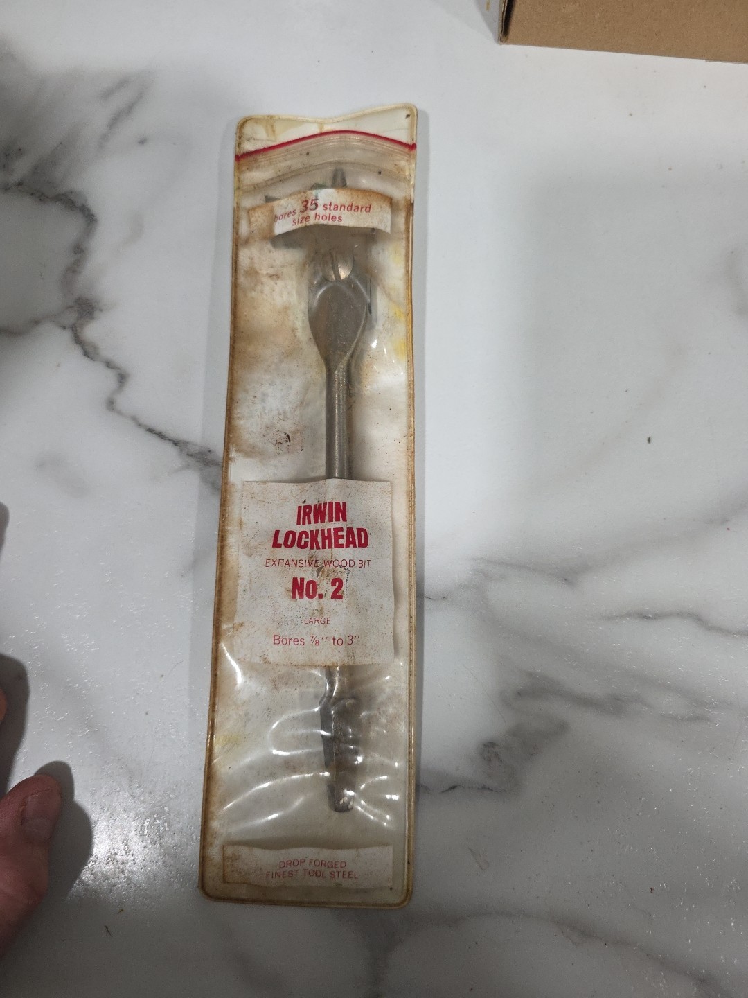 Vtg Irwin No. 2 US Of A Adjustable Auger Bit Lockhead 7/8” To 3” Expansive Wood