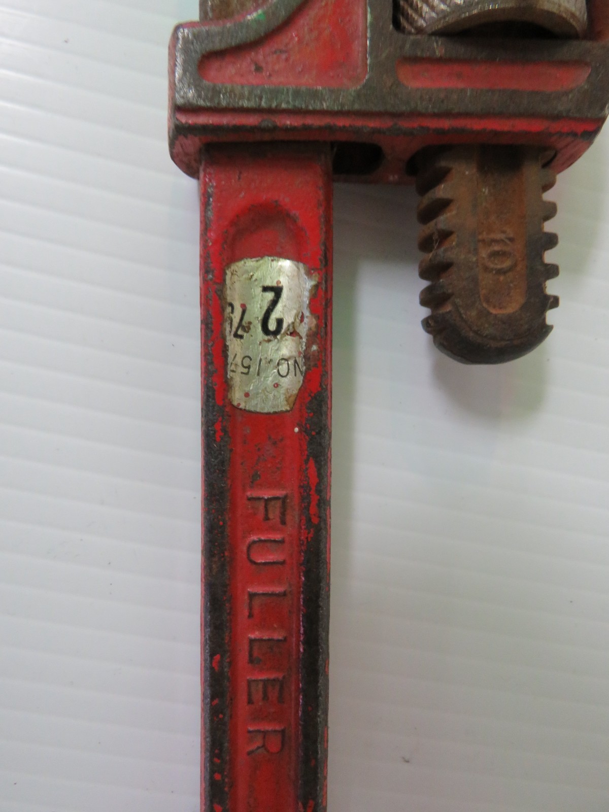 Vintage Fuller 10″ Super/Quality Pipe Wrench – Plumbers Tool – Preowned