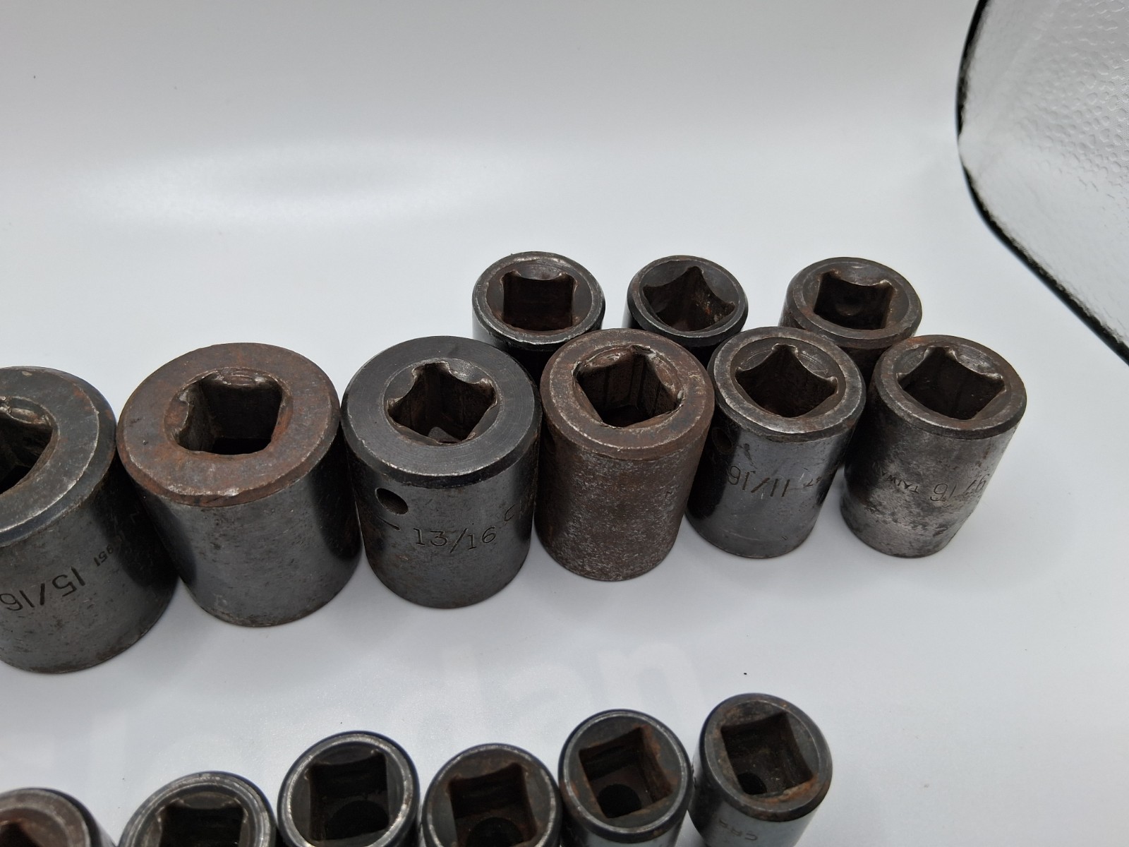 Craftsman Shallow Impact Socket Sets 1/2 & 3/8 Drive SAE 6pt
