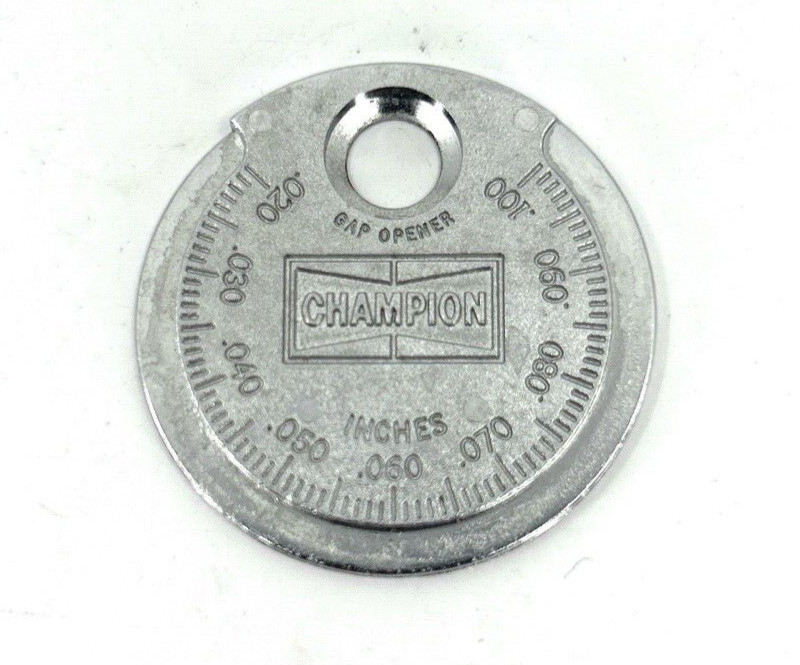 Vintage CHAMPION Spark Plugs Gap Gauge & Opener CT481 Taper Gauge USA Tool