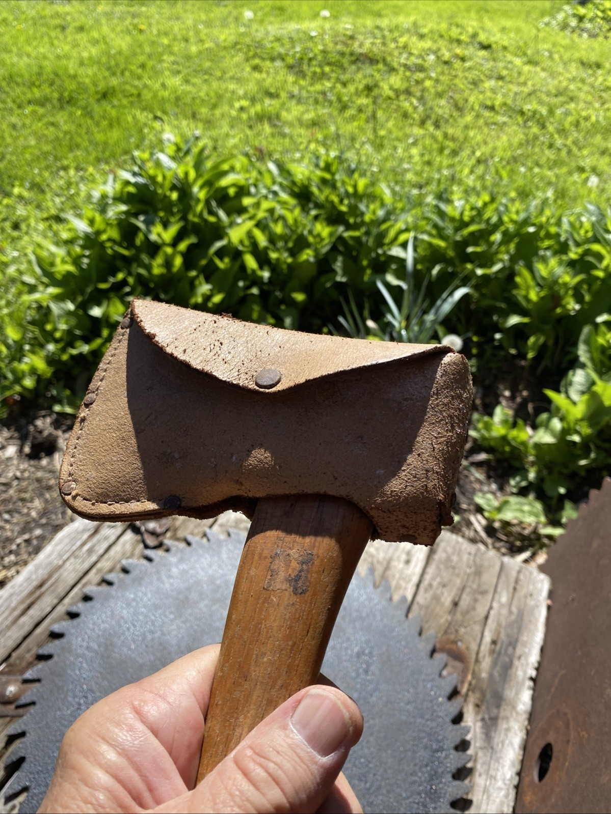 Vintage True Temper KELLY Woodslasher Camp Axe Hatchet W/Sheath