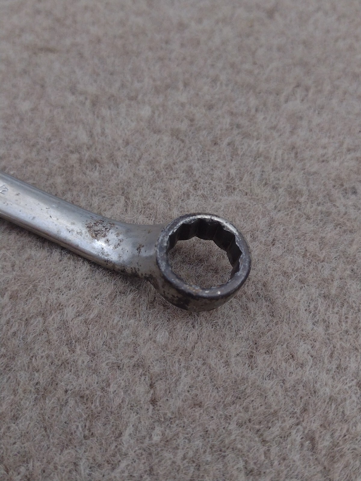 Vintage Britool 7/16″ x 1/2″ Stubby Double End Box Wrench England 44A/F x 50A/F