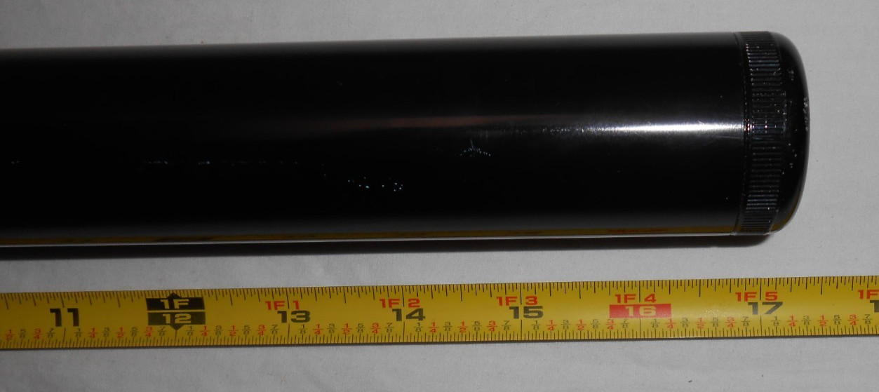 Vintage Maglite Mag-Lite 5D Cell Black Aluminum Adjustable 17 1/4″ Flashlight