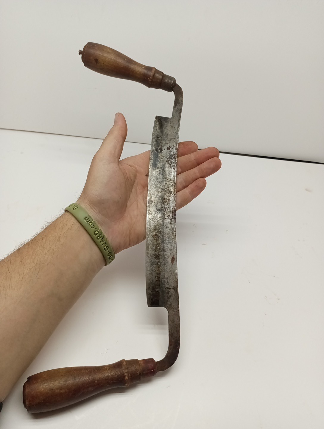 Antique Pexto 9″ Draw Knife Wood Shave Plane Woodworking Tool
