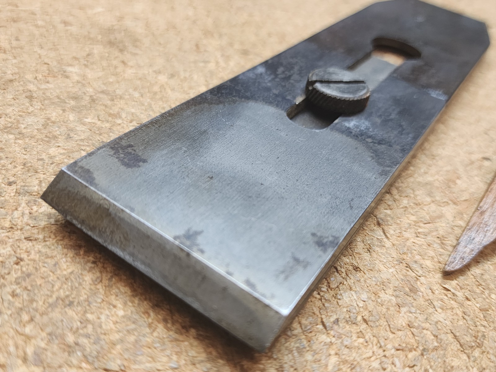 Antique 20″ Long Hand Made Paduk Wood Plane With Erik Antonberg 2″ Plane Iron