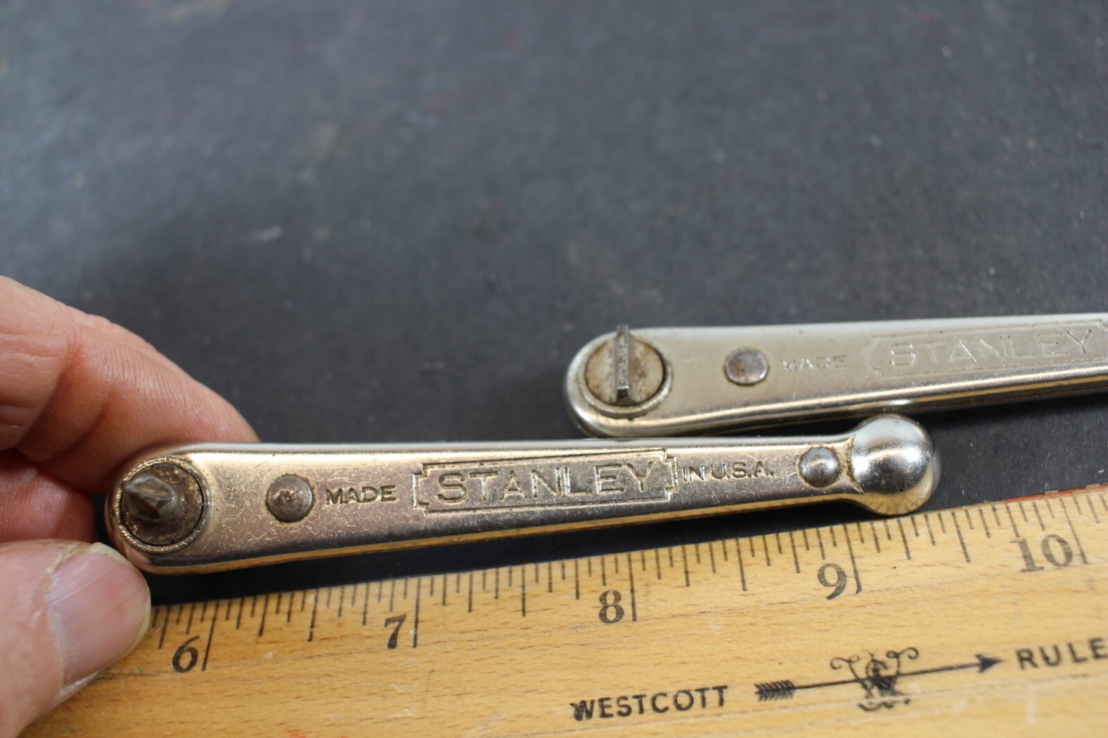 Two Stanley “Yankee” Offset Screwdrivers Slotted & Phillips USA