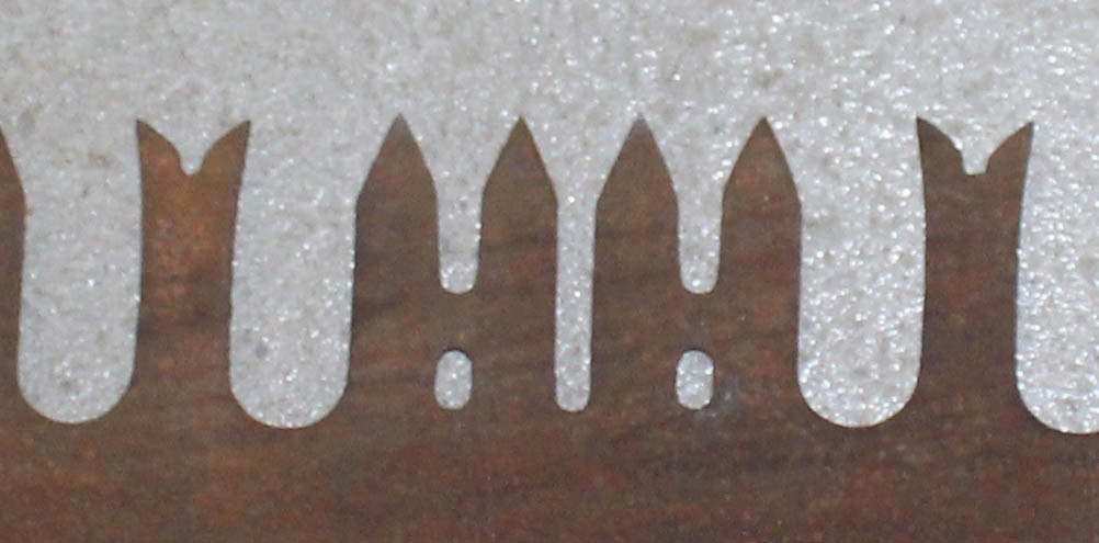 Vintage Two-Man Logging Saw – 6′ Long – Rare Perforated Lance Tooth Profile