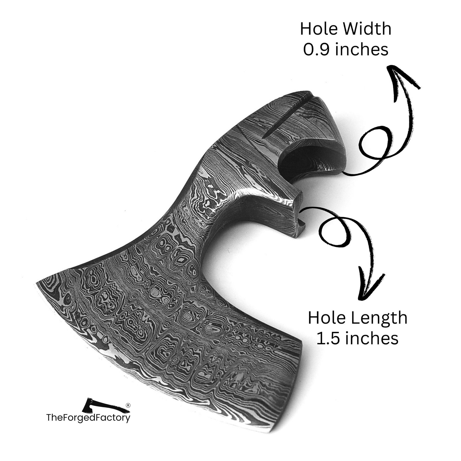 Viking Axe Head, Handmade Axe Blade, Bearded Axe Head, Damascus Steel Axe Head.