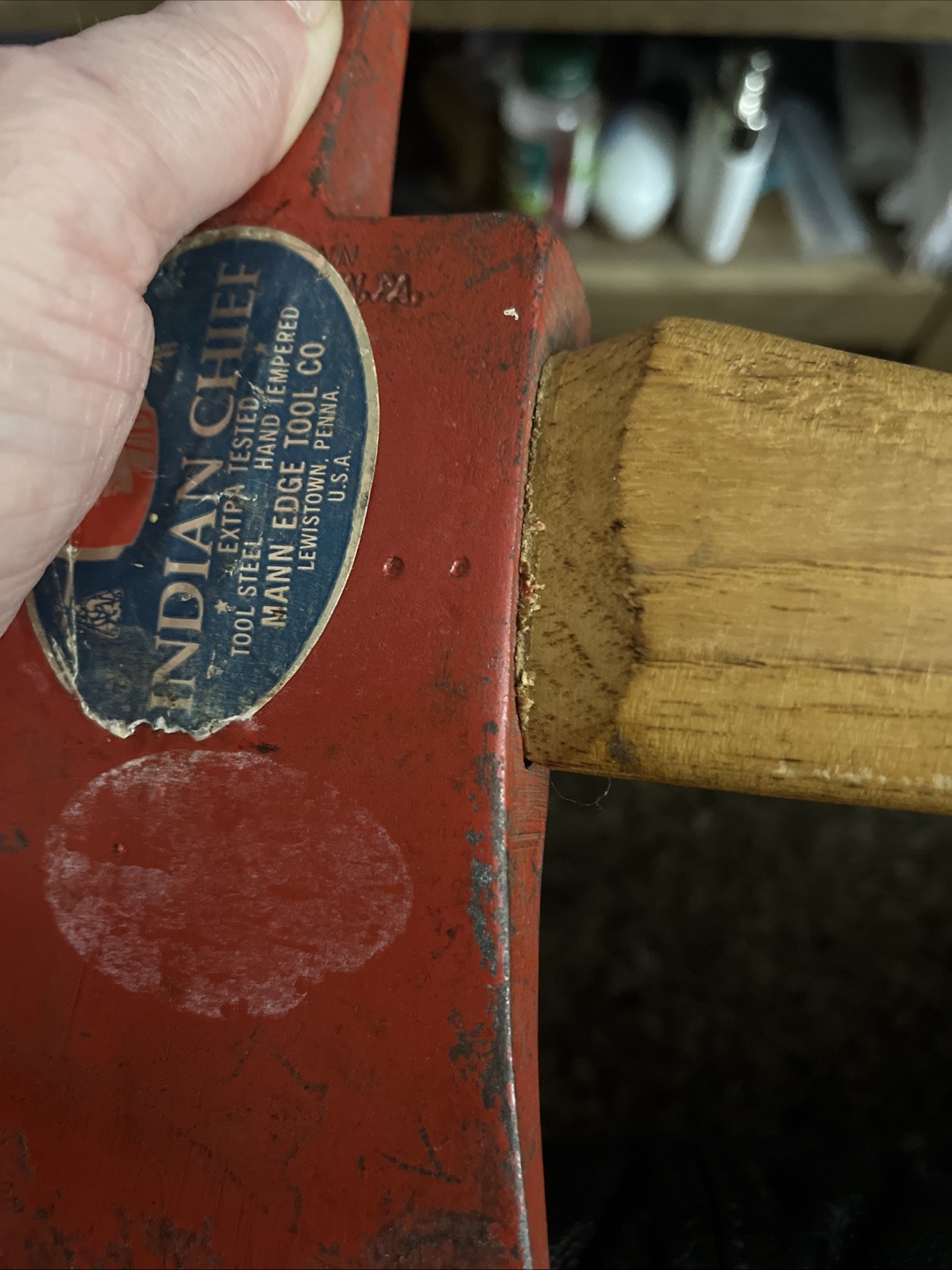 Vintage Mann Edge Tool Co. Indian Chief Fireman’s Axe – 24″ Pick Head
