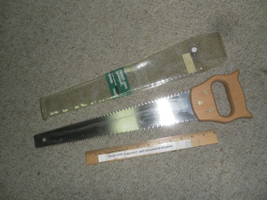 Pruning saw by Sears, used original plastic case. Excellent 2 sided 4 & 6 tpi