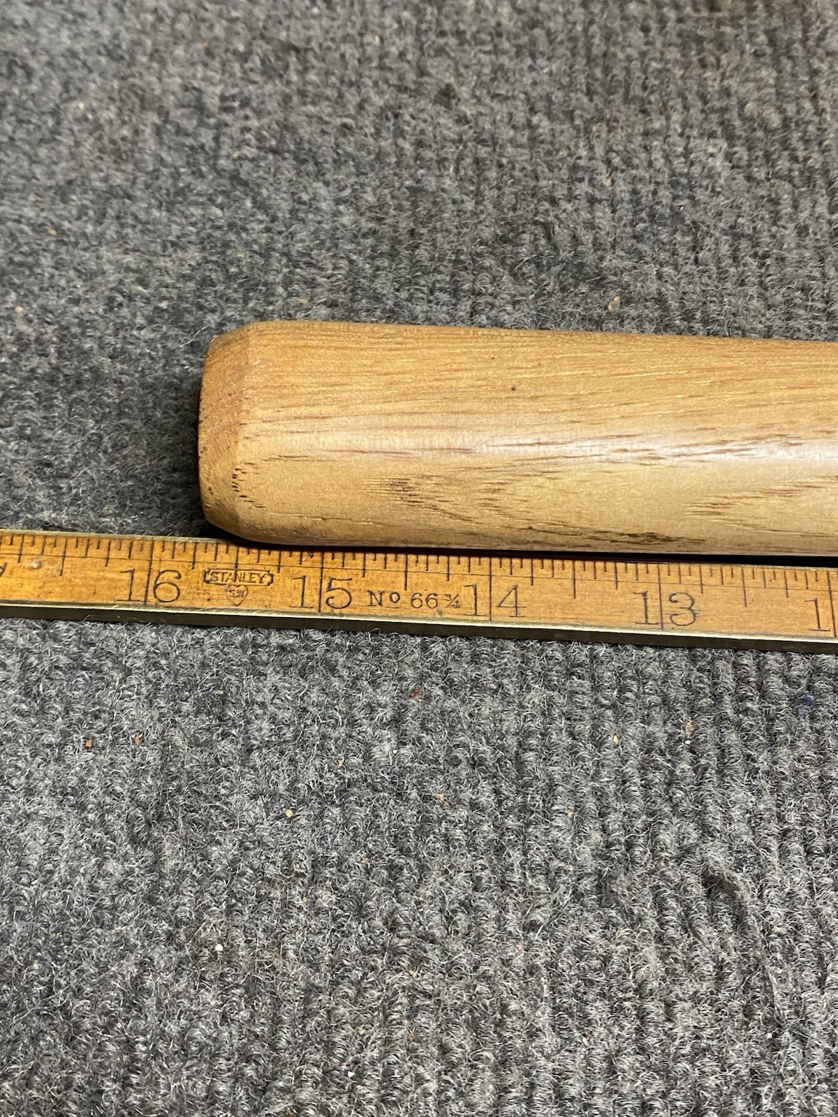 Vintage Hubbard 4 Lb Cross Peen Hammer With Octagon Face And New Handle USA