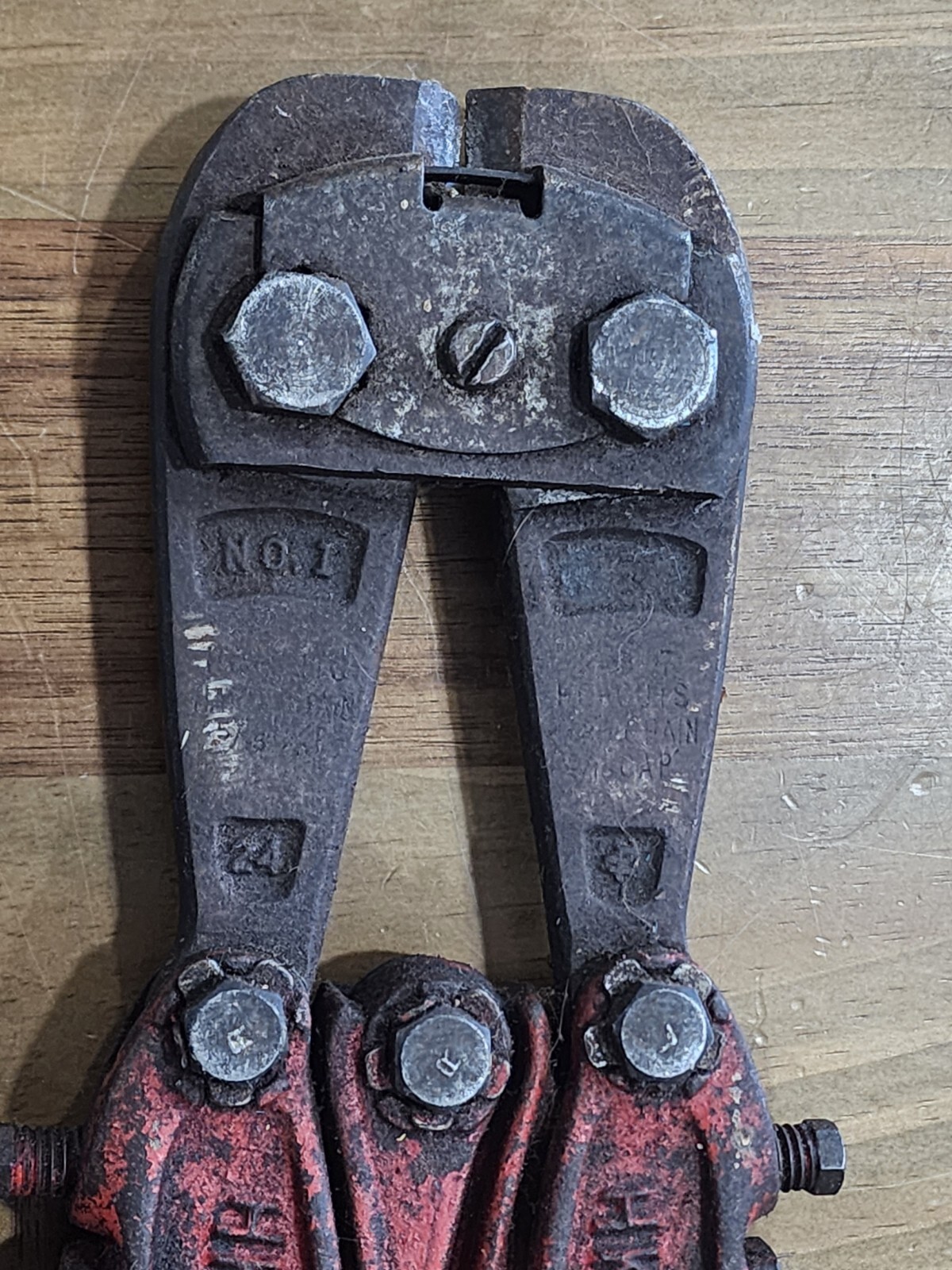 Antique H. K. PORTER No. 1 – 24 Bolt Cutter Tool HKP Boston MA USA