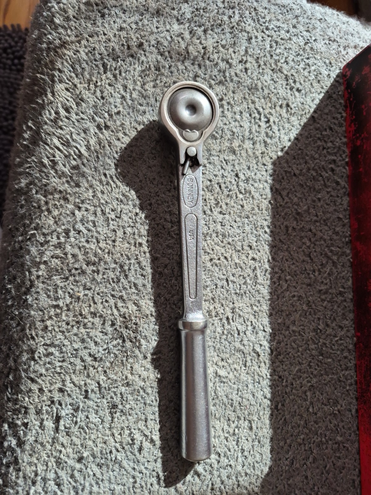 Bonney Tools 3/8″ Drive Rachet T707 Fine Tooth USA Vintage Rare
