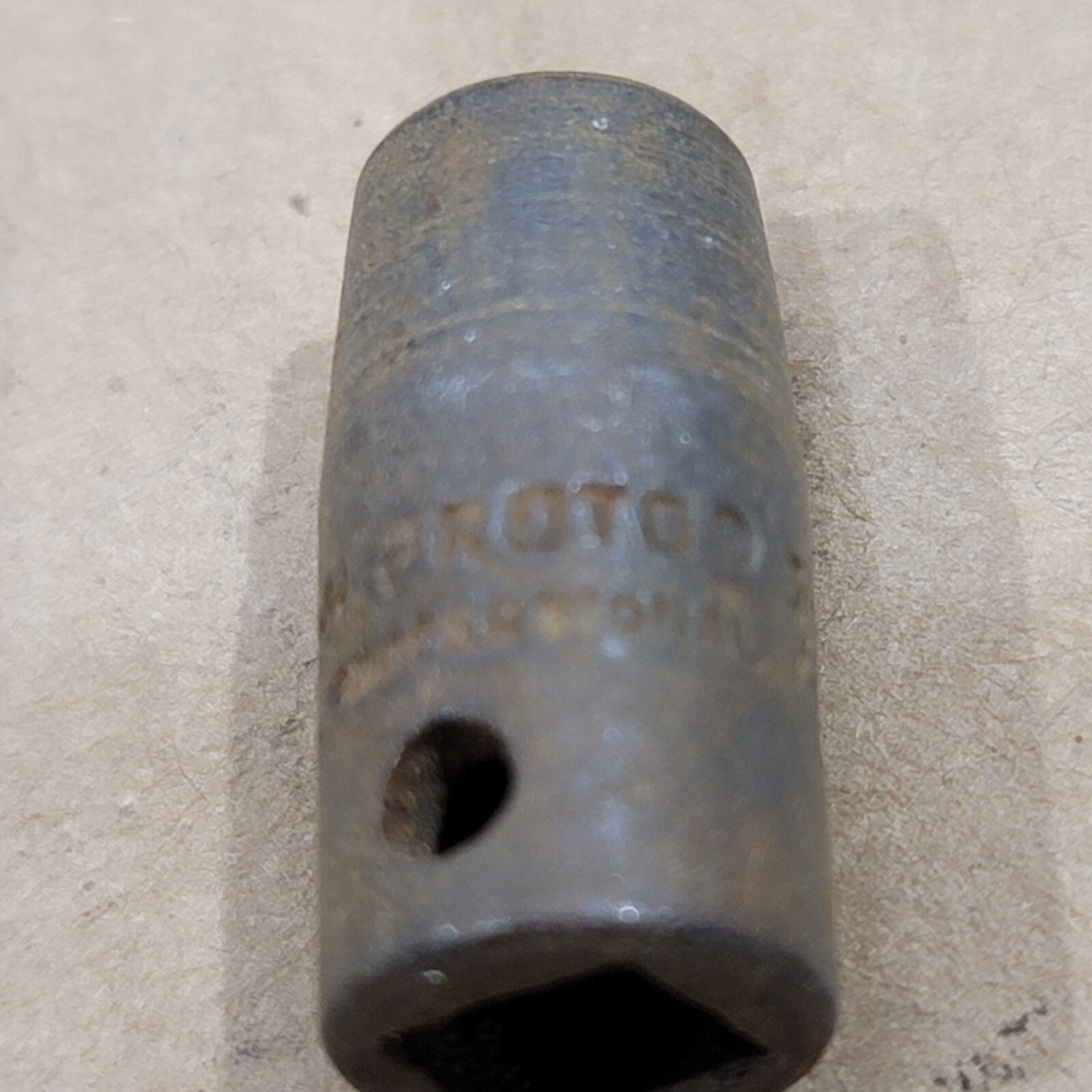 Vintage PROTO 3/16″ Impact Socket 6 point 1/4″ Drive 6906H USA
