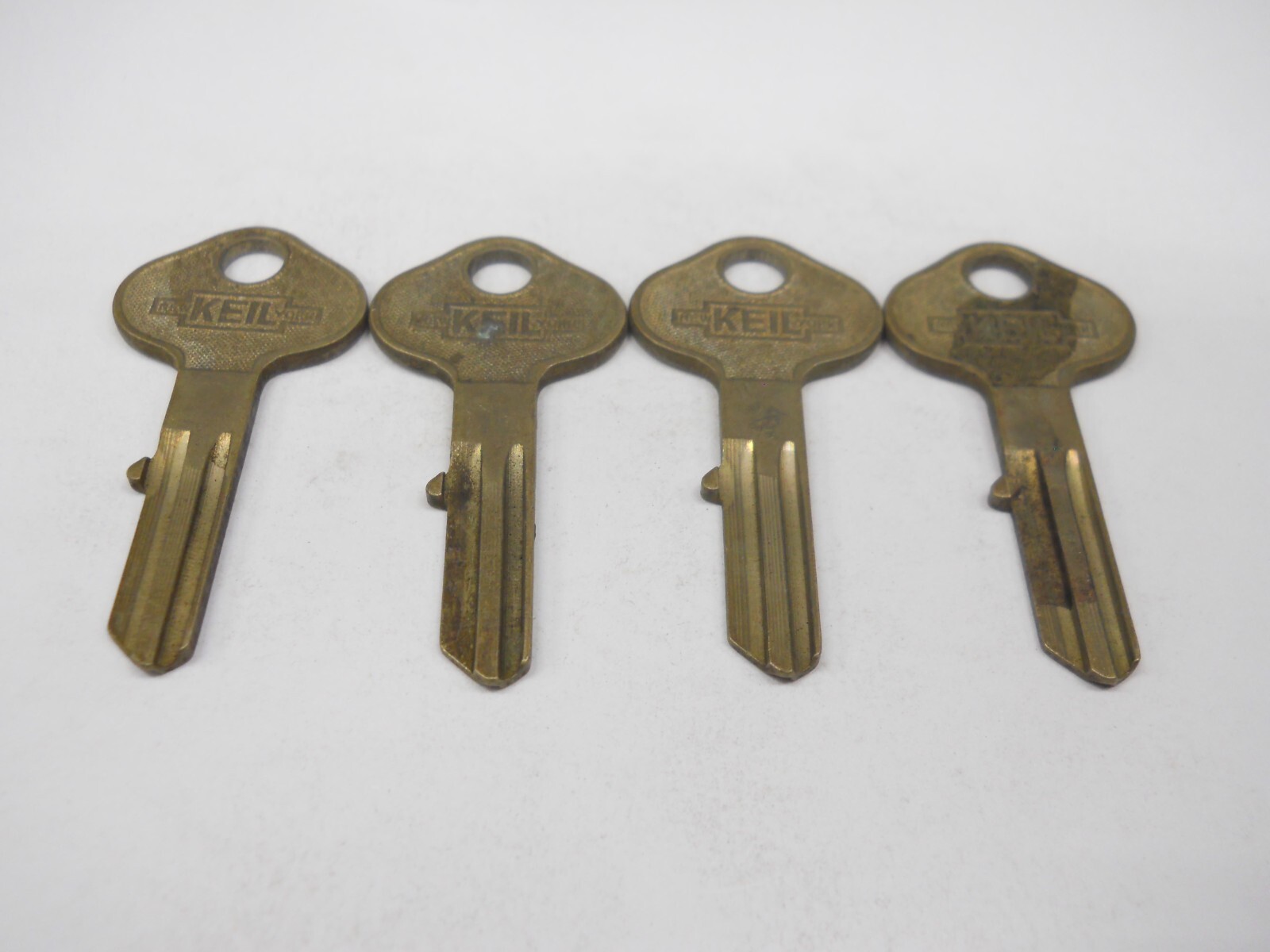 Keil 101K Key Blank Fits Sargent locks L1010BR STAMPED Lot of 4