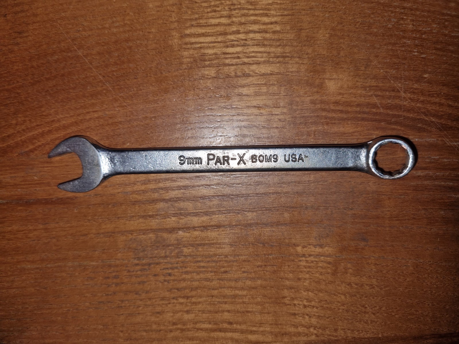 Par-X Sold By Snap-on 9mm Combination Spanner Wrench BOM9 12-Point Tool