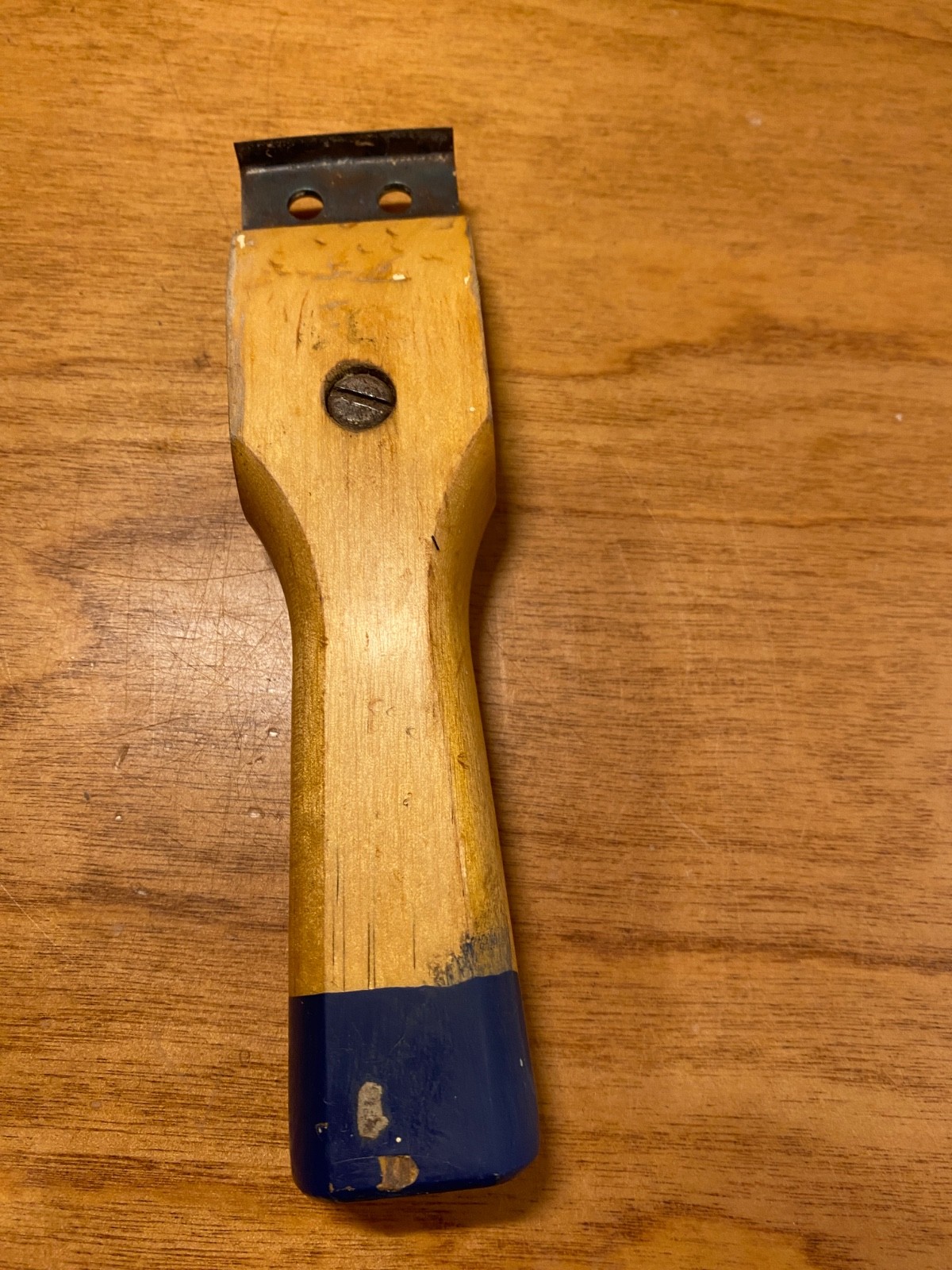 Vintage CRAFTSMAN 4-pc Paint Scrappers, 4-Edge 2-1/2″, Wood #9015, 12″, 6″, USA